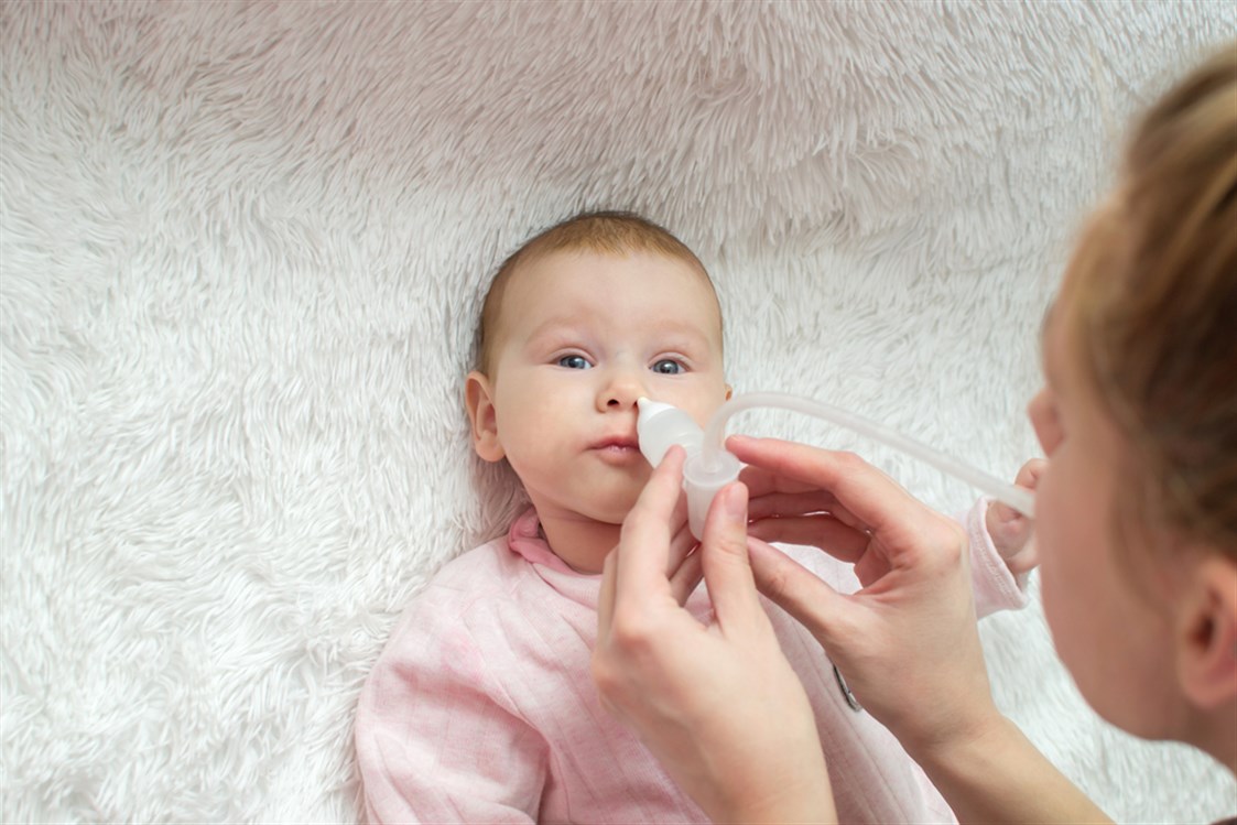 الرضيع زكام علاج الزكام